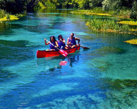Escursione in canoa sul fiume Tirino - Abruzzo - Greenscount