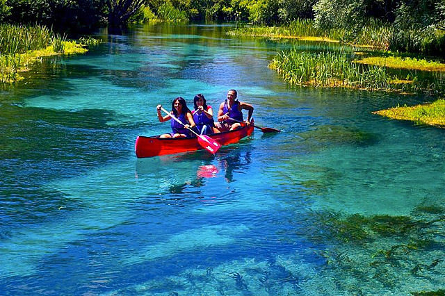 Escursione in canoa sul fiume Tirino - Abruzzo - Greenscount